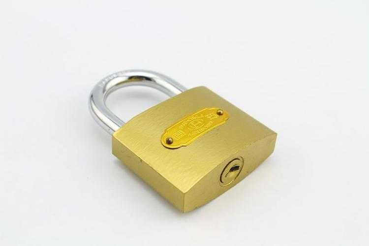 Factory Manufacture Solid Brass Arc Disc Padlock Stainless Steel Shackle Factory Pad Lock