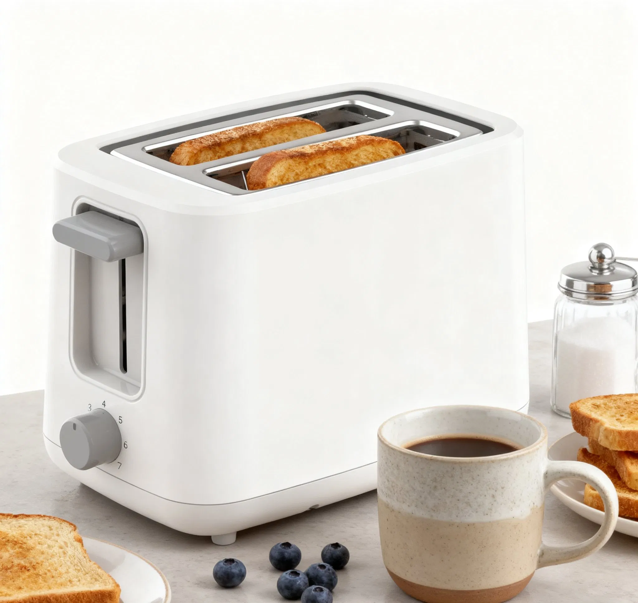 Quick and Reliable 2-Slot Toaster for Food Establishments