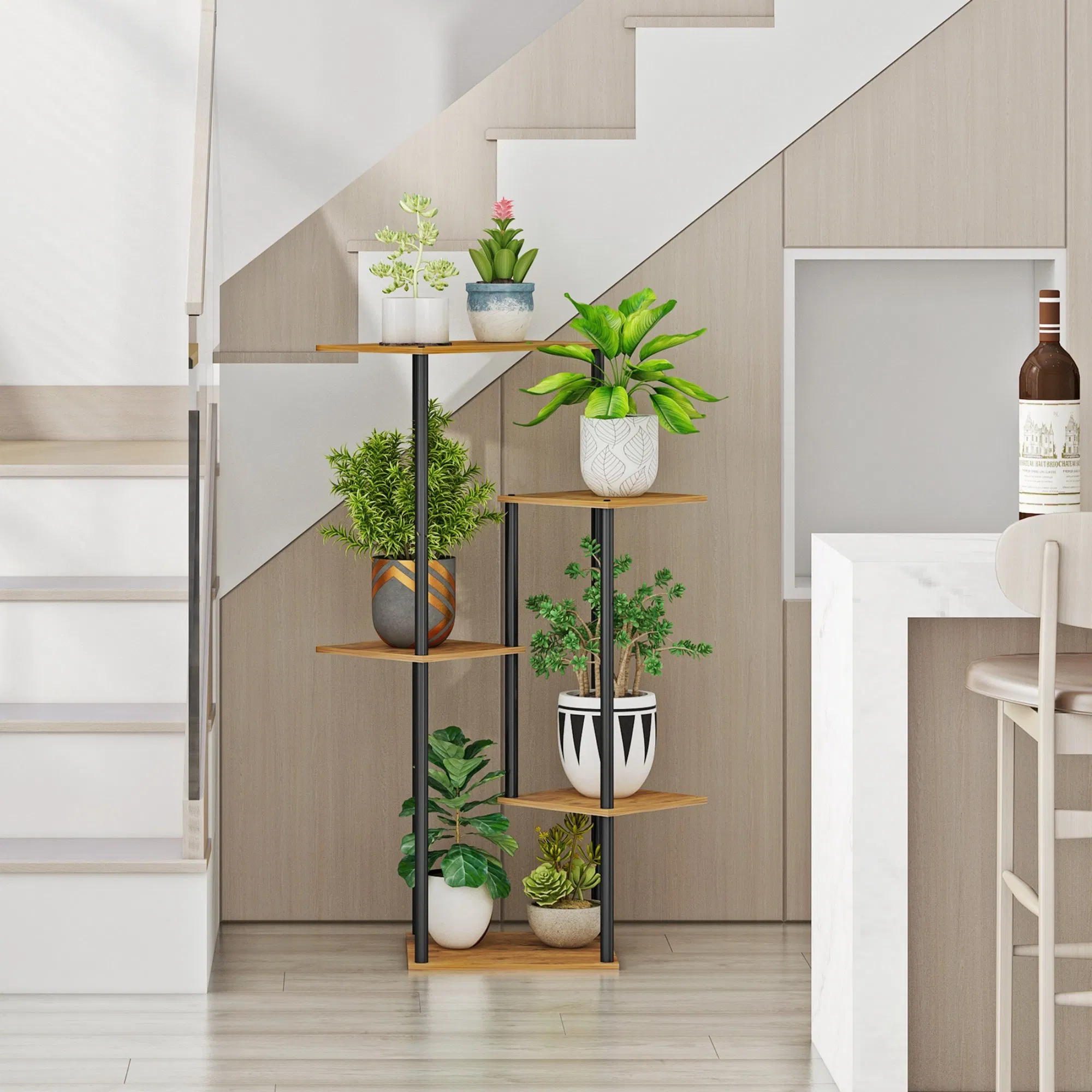 Multiple Purpose Storage Rack Vertical Multi-Layer Plant Shelf