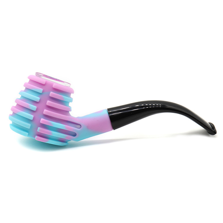 Silica Smoking Pipe Compact Size with Easy Cleaning Maintenance Included Silica Tobacco Pipe