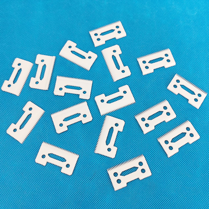 Durable Zro2 Cutter Zirconia Clipper Hair Trimmer Micro Serrated Ceramic Blade