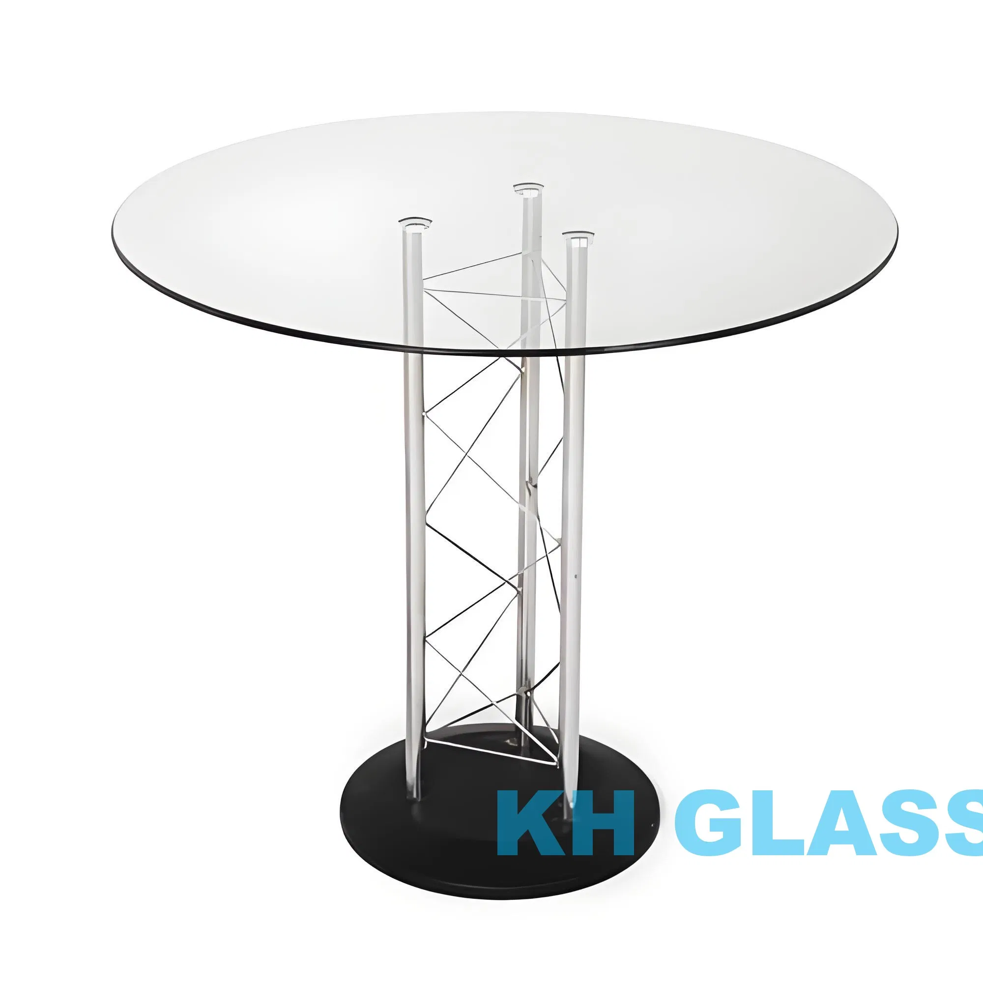 8mm 10mm Tempered Round Glass Tabletop /Tea Coffee Dinning Table