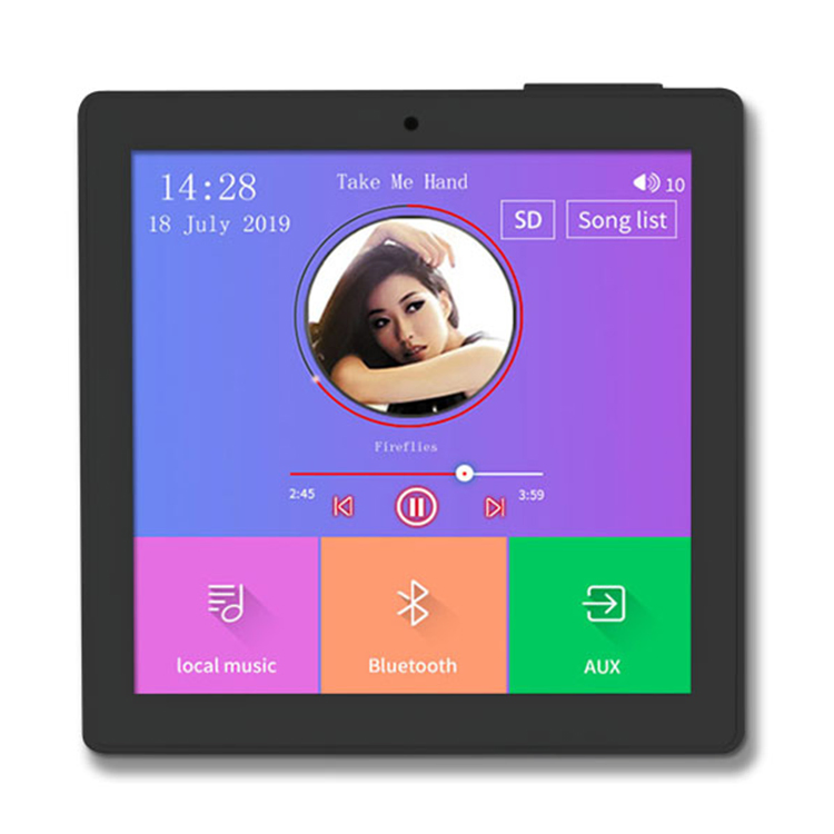 Tuya Smart Interruptor Inteligente Switch Screen Home Panel Stereo Audio Wall Amplifier