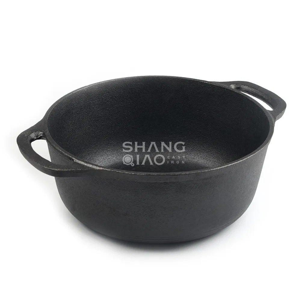 Чугунная голландская печь для кемпинга с крышкой