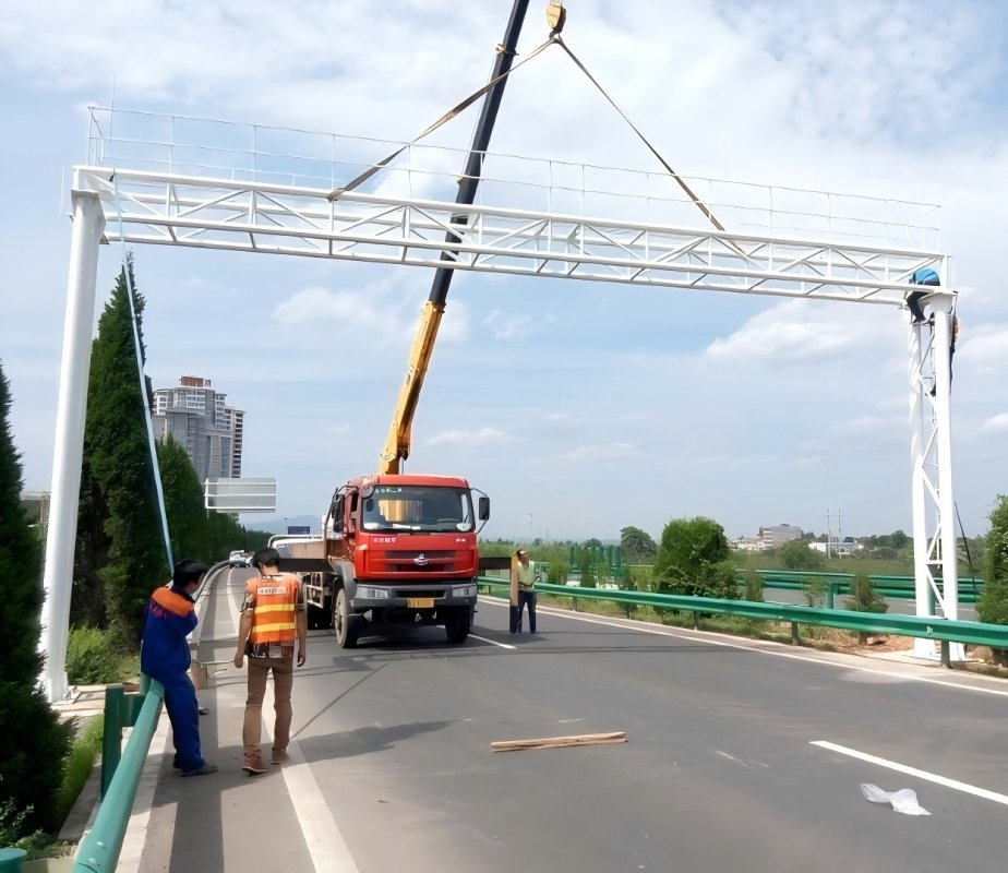 Hot DIP Galvanized Sign Highway Gantry