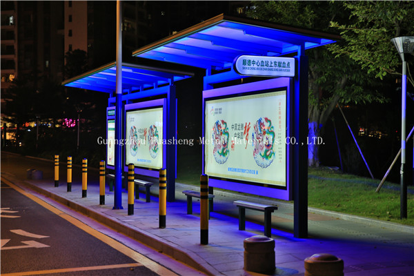 Most Selling Products LED Display Board Advertising Bus Shelter