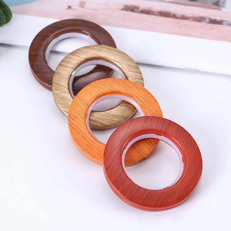50PCS Pack Curtain Grommet, Nanoscale Low Noise Inner 42mm Curtain Eyelet Roman Rings Clips for Shower Curtain