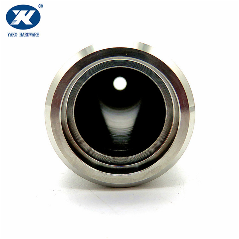 Wall-Mount Long Door Stops Stainless Steel Modern Door Stop with Sound Dampening Rubber Tip Protector