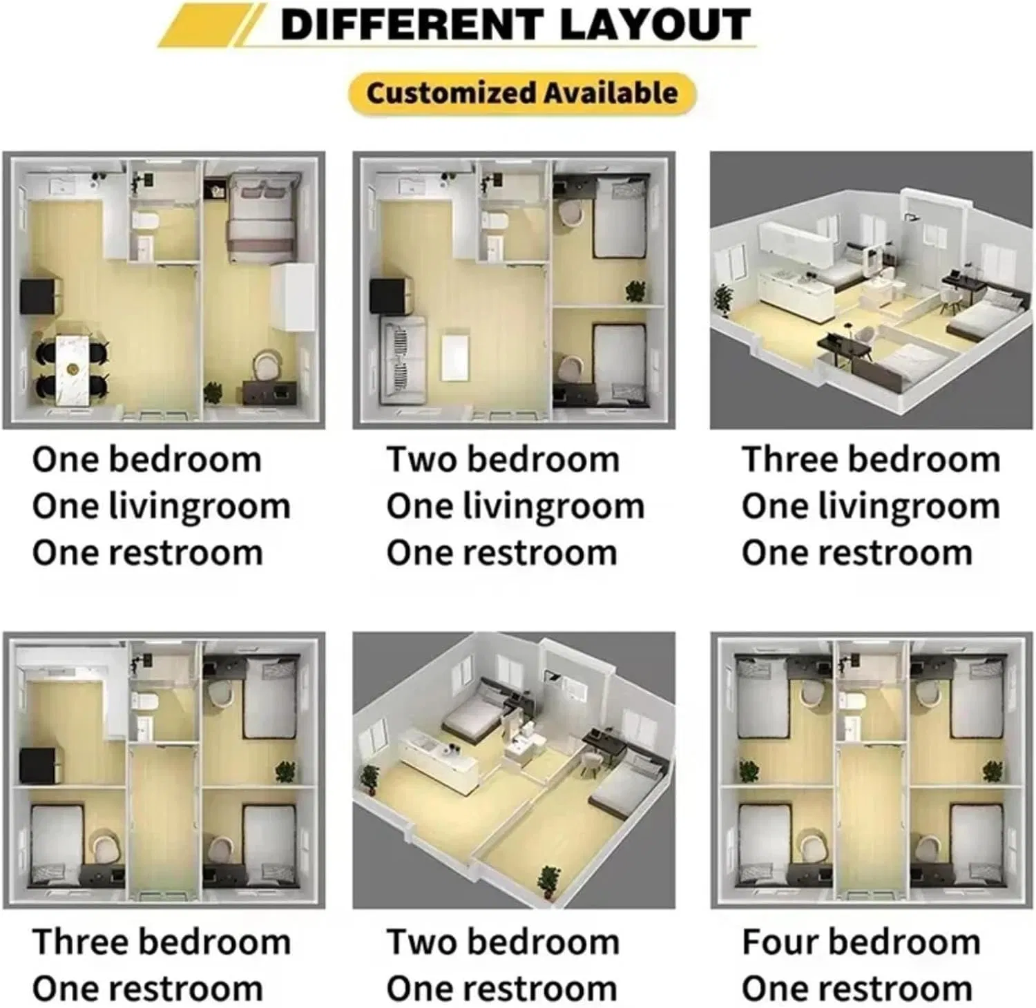 Living Expandable Container House Australia Homes with Bathroom