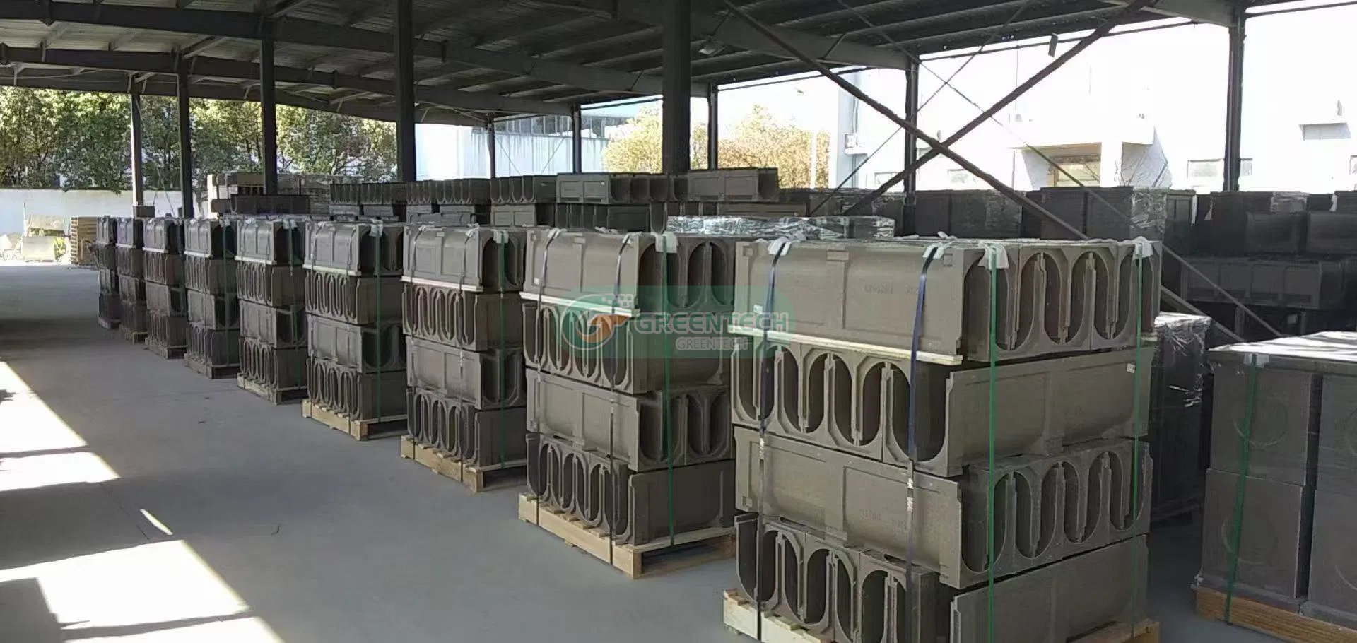 En 1433 U Shape Drain Trench Precast Concrete Drainage Channel Drain Channel Cover