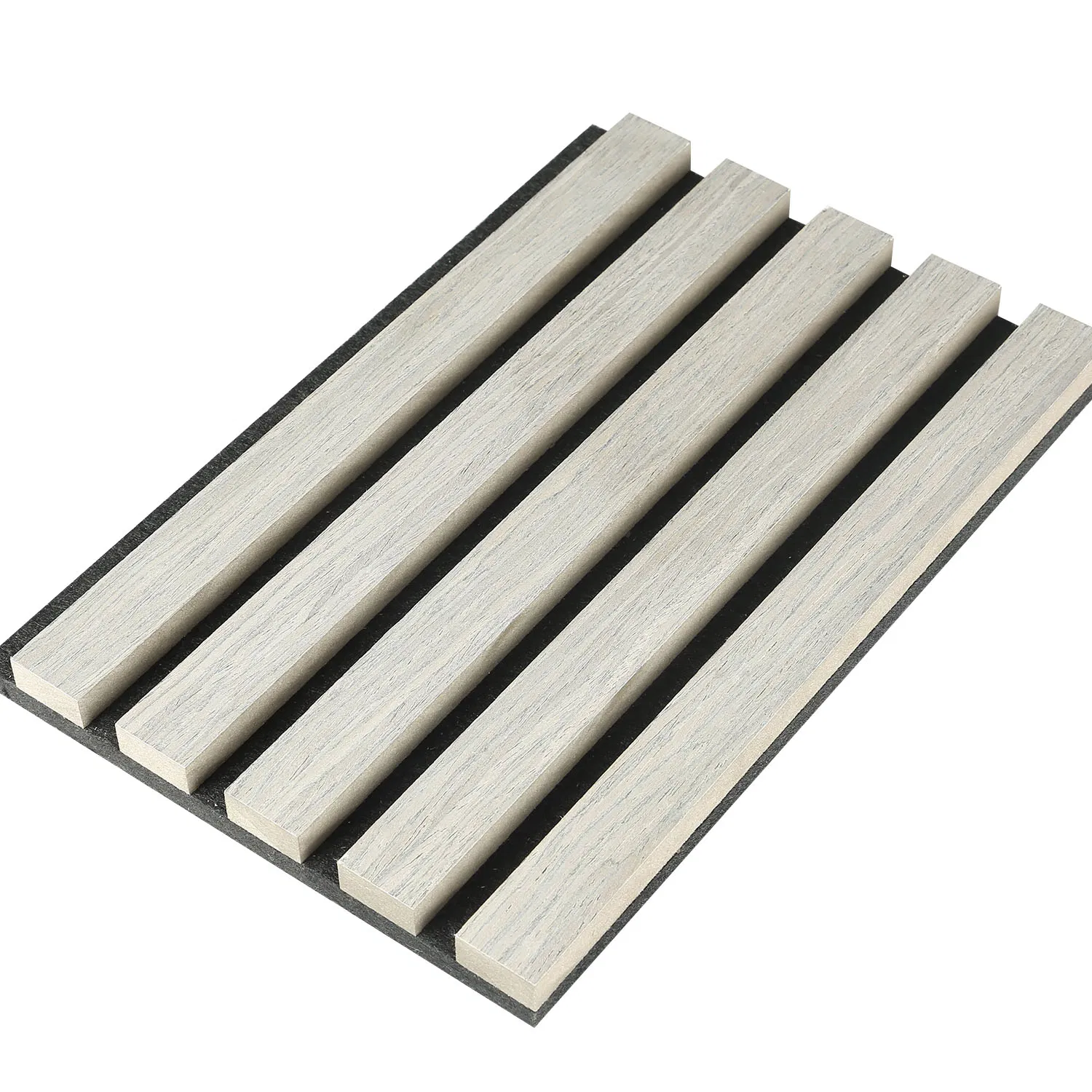 Factory Direct Supply Fireproof Acoustic Wall Pet Felt Panel with MDF Slatted Veneer Acoustic Panels for Theater