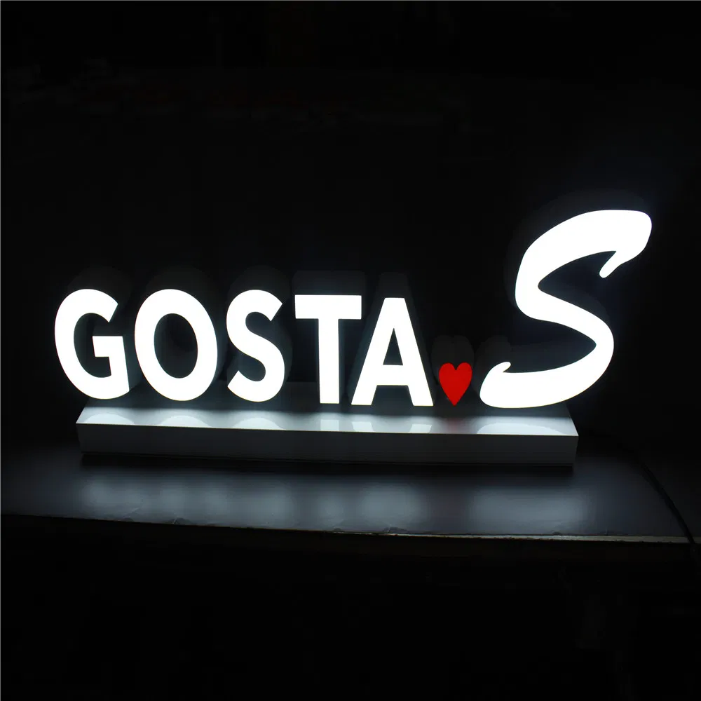Light up Mini Acrylic Letters LED Illuminated Acrylic Letters Signs