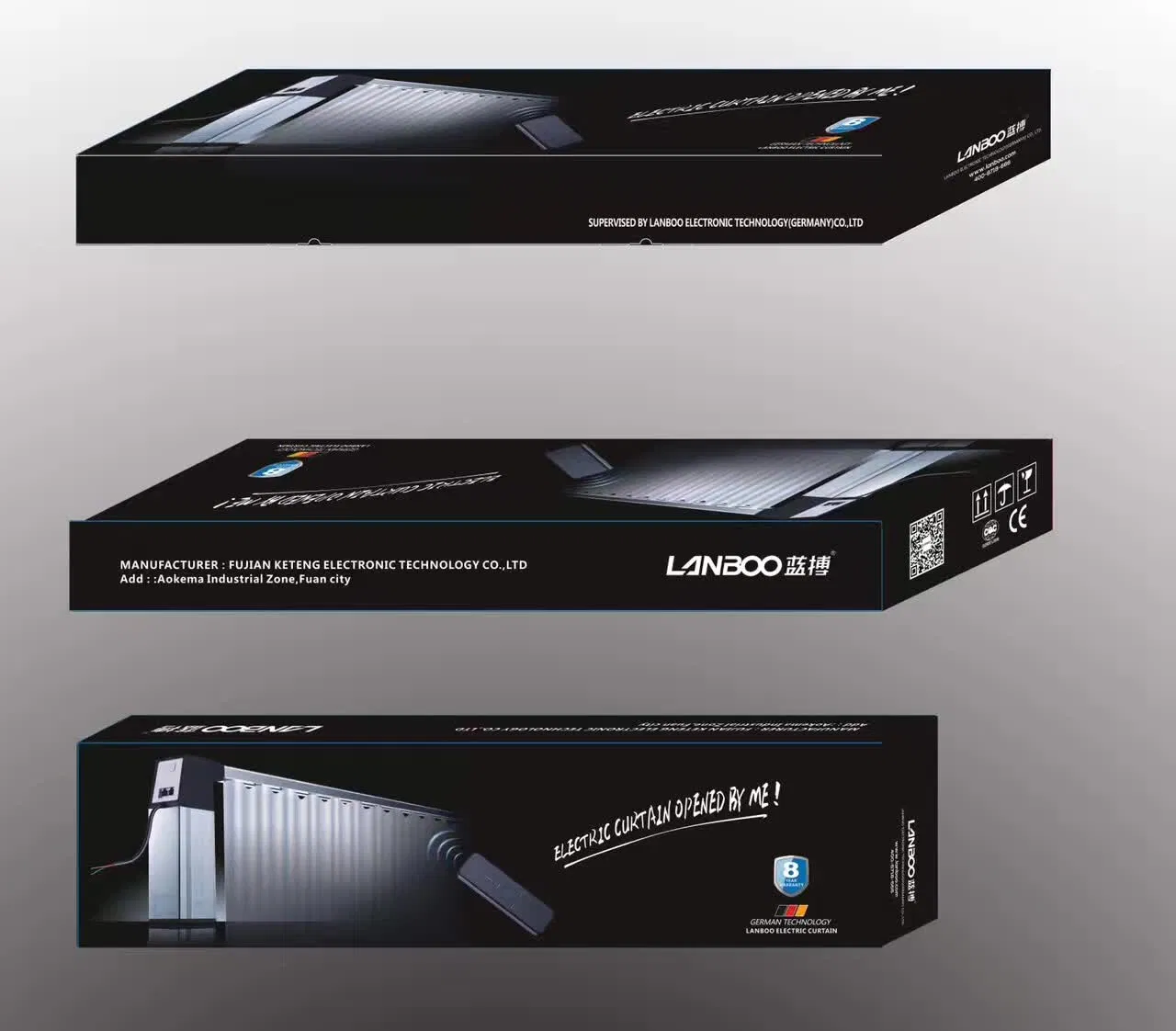 Euro Market Hot Sale! Smart Curtain, Electric Curtain Track System, Electric Curtain