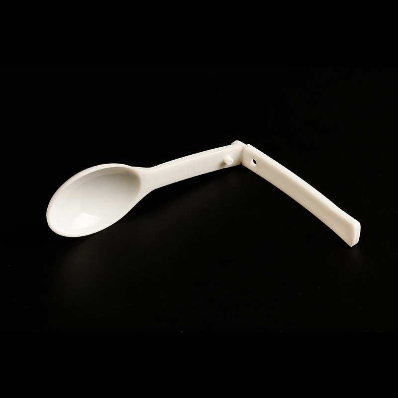 Foldable Disposable Plastic Spoon for Fruit and Cake