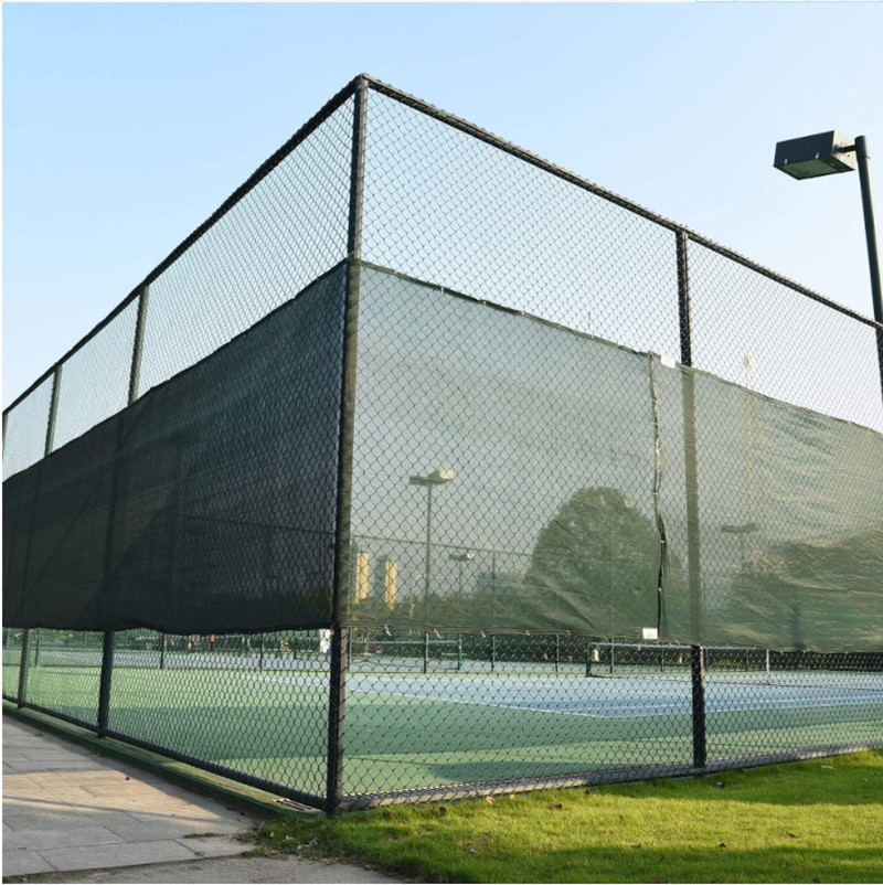 Soccer Filed Net Powder Coated Black Chain Link Fencing