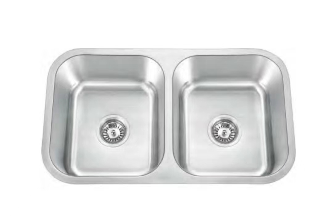 Hot Sale Stainless Steel Kitchen Sinks with Double Bowls, Undermout Kitchen Sinks