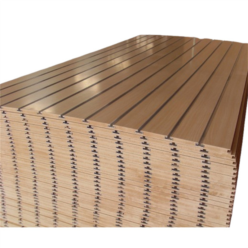 Slotted Plate 15mm Melamine Slotted Slat Wall Panel for Display
