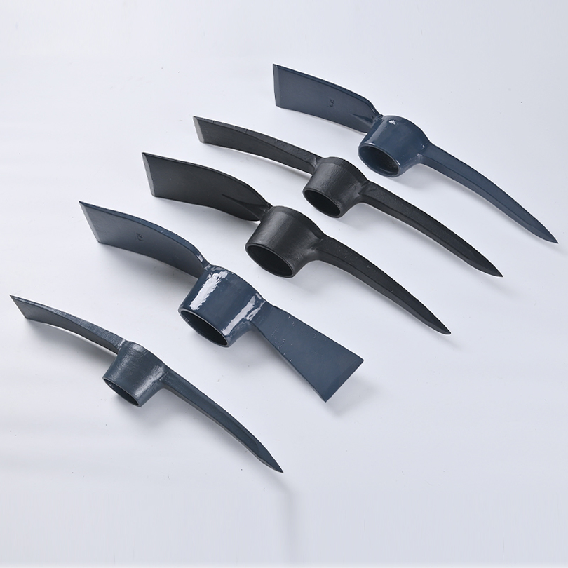 Ergonomic Plastic Handle Garden Pickaxe for Durable Outdoor Use