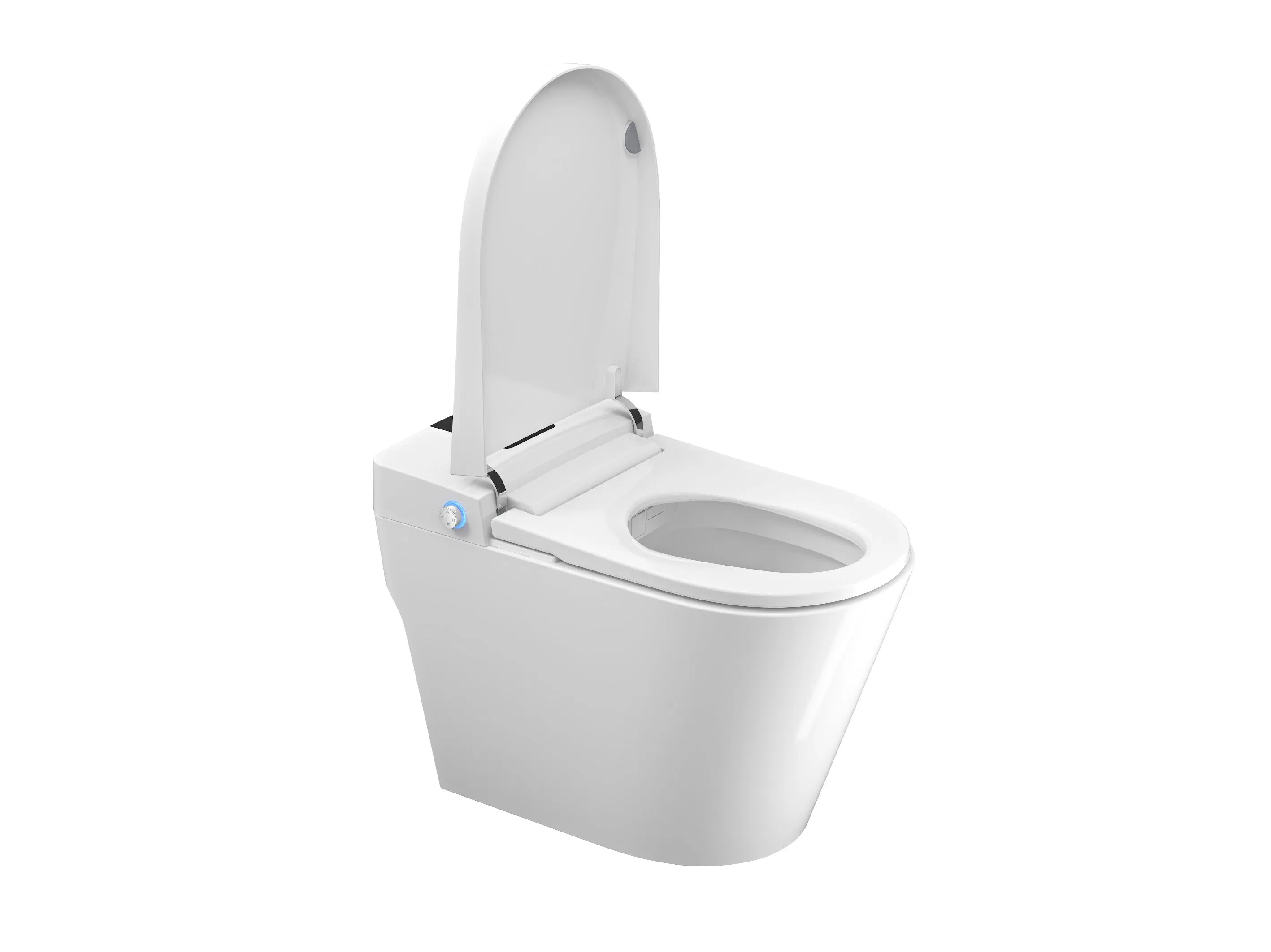 Smart Toilets Heated with Auto & Foot Sensor Flush Intelligent Tankless Toilet with Nightlight & Soft Close Seat Modern Smart Toilet for Luxury Residences/H