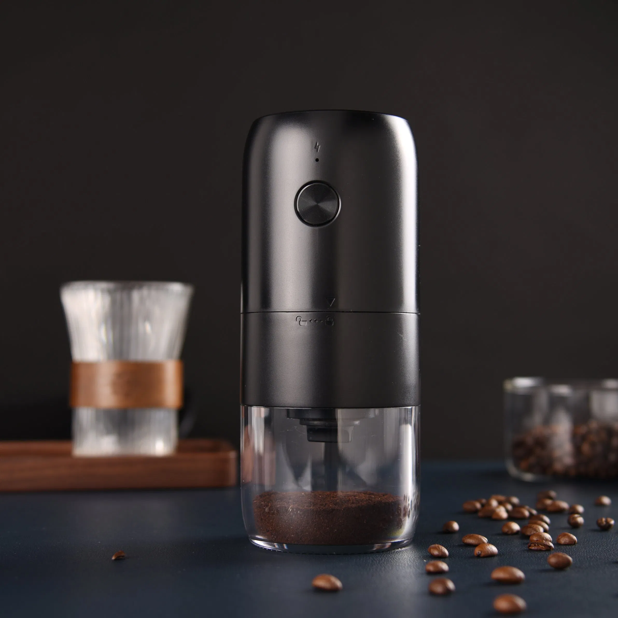 Flat Burr Machine Tools Portable Coffee Grinder