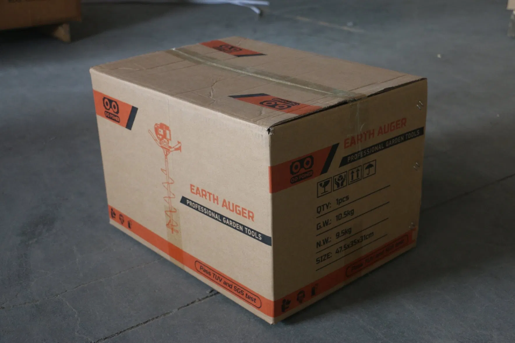 52cc Gasoline Earth Auger with 2-Stroke and High Quality