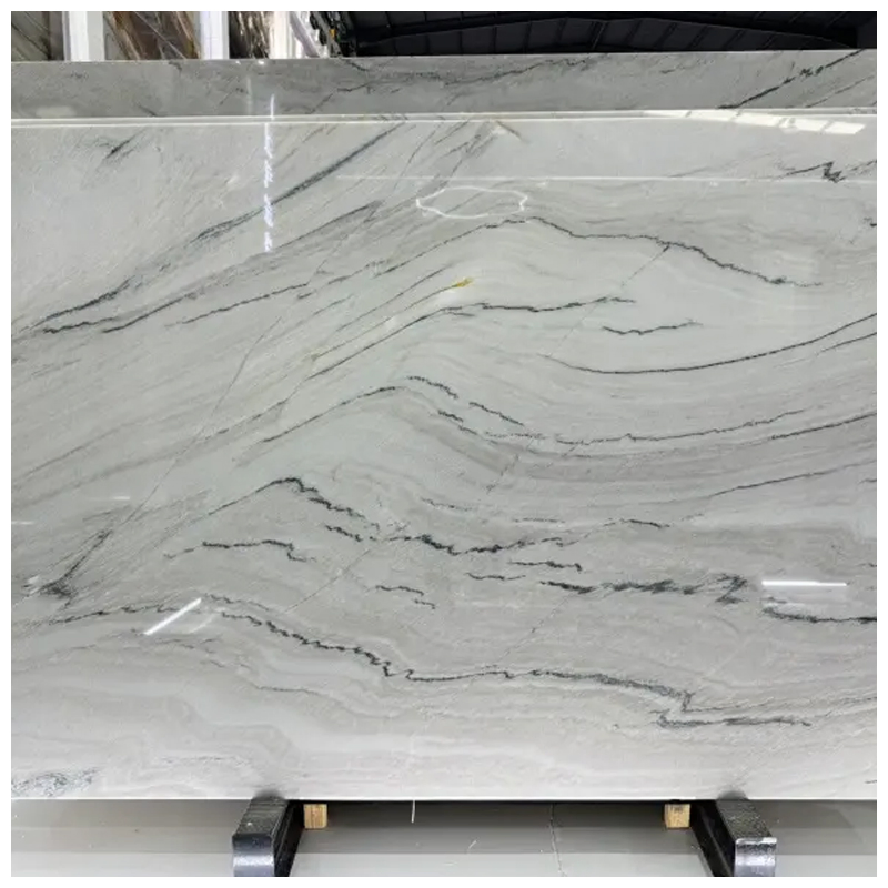 Brazil Exotic Aquarella Quartzite Polished Slabs for Countertops and Background Wall