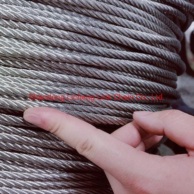 Stainless Steel Galvanized Carbon Steel Wire Rope