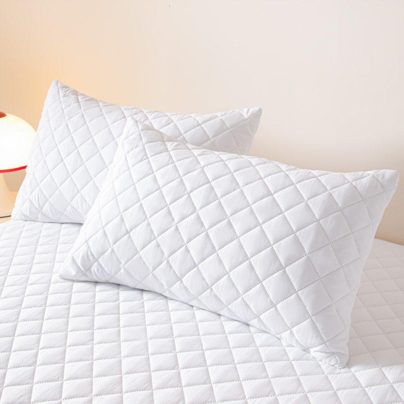 Supersoft Microfiber 70GSM Ultrasonic Embossing Quilted Fitted Type Waterproof Mattress Cover
