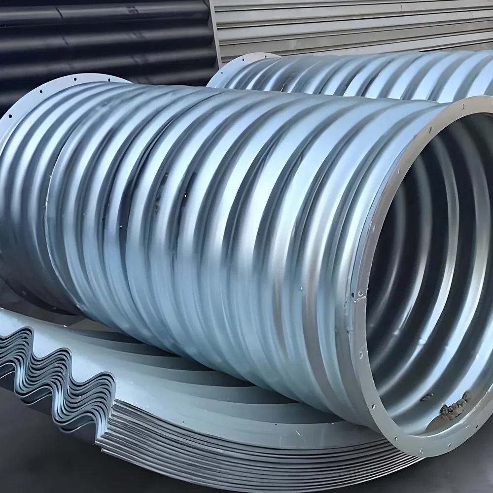 Galvanized Semi-Circular Metal Culvert Pipe