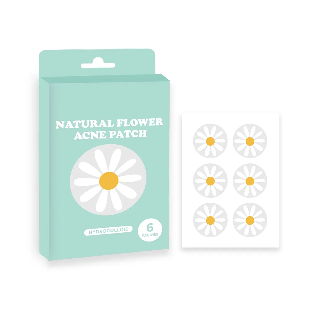 Пластырь от прыщей Zit Blemish с цветочным дизайном, 6 шт.