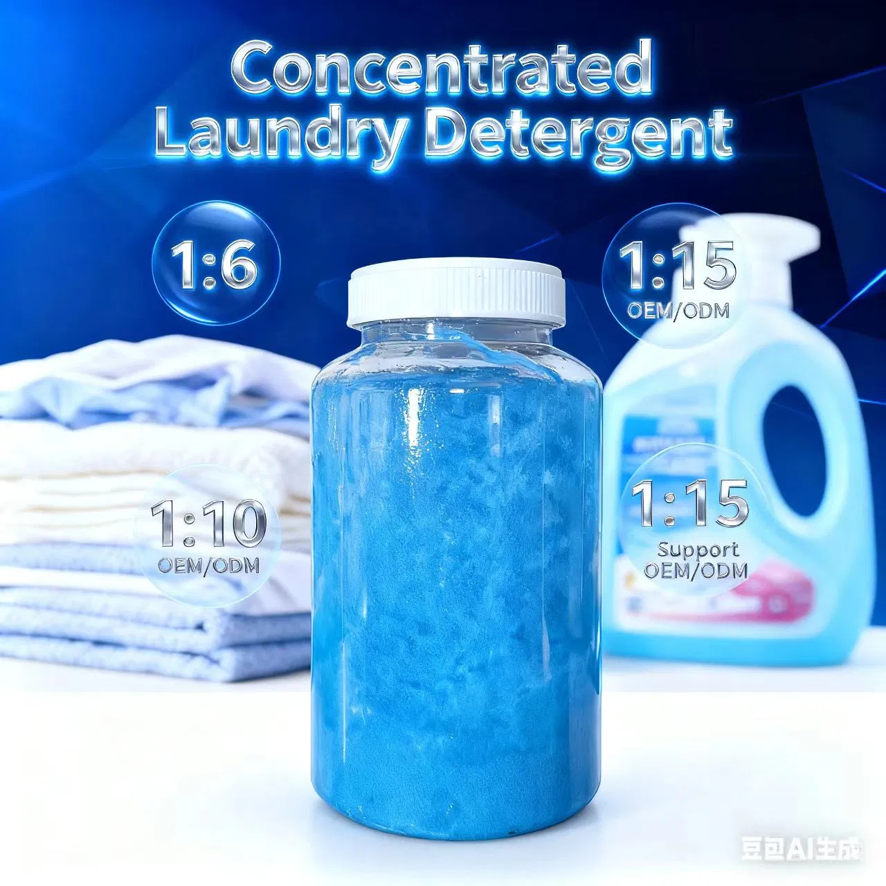 Concentrated Laundry Liquid 1: 8 Wholesale Fragrant