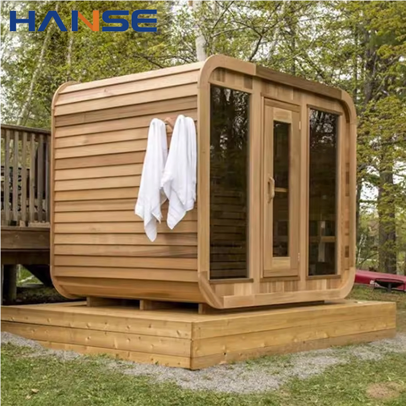 Уличная сауна из красного кедра Modern Design