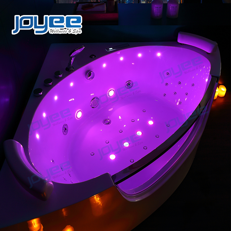 Угловая гидромассажная ванна Joyee для двоих