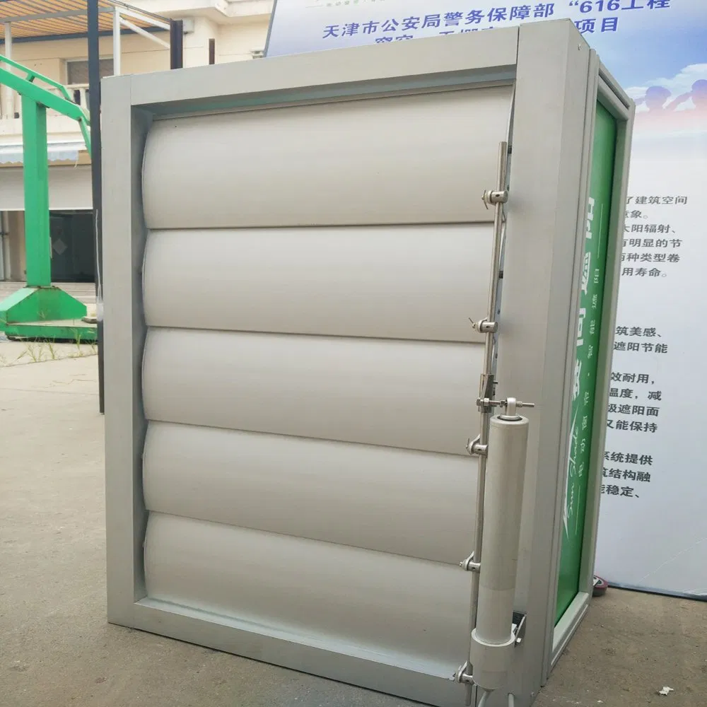 Exterior Motorized Aluminum Sun Louver for Building Facade
