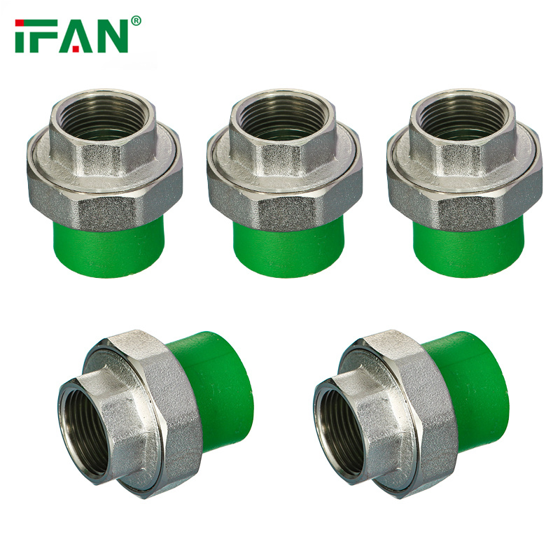 Ifan En 15874 Brass Insert PPR Pipe Fittings Female Thread Union PPR Water Pipe Fitting