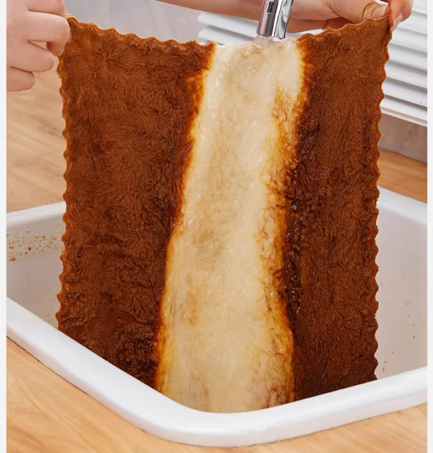 Wholesale Coral Fleece Kitchen Cloth Microfiber Cleaning Towel