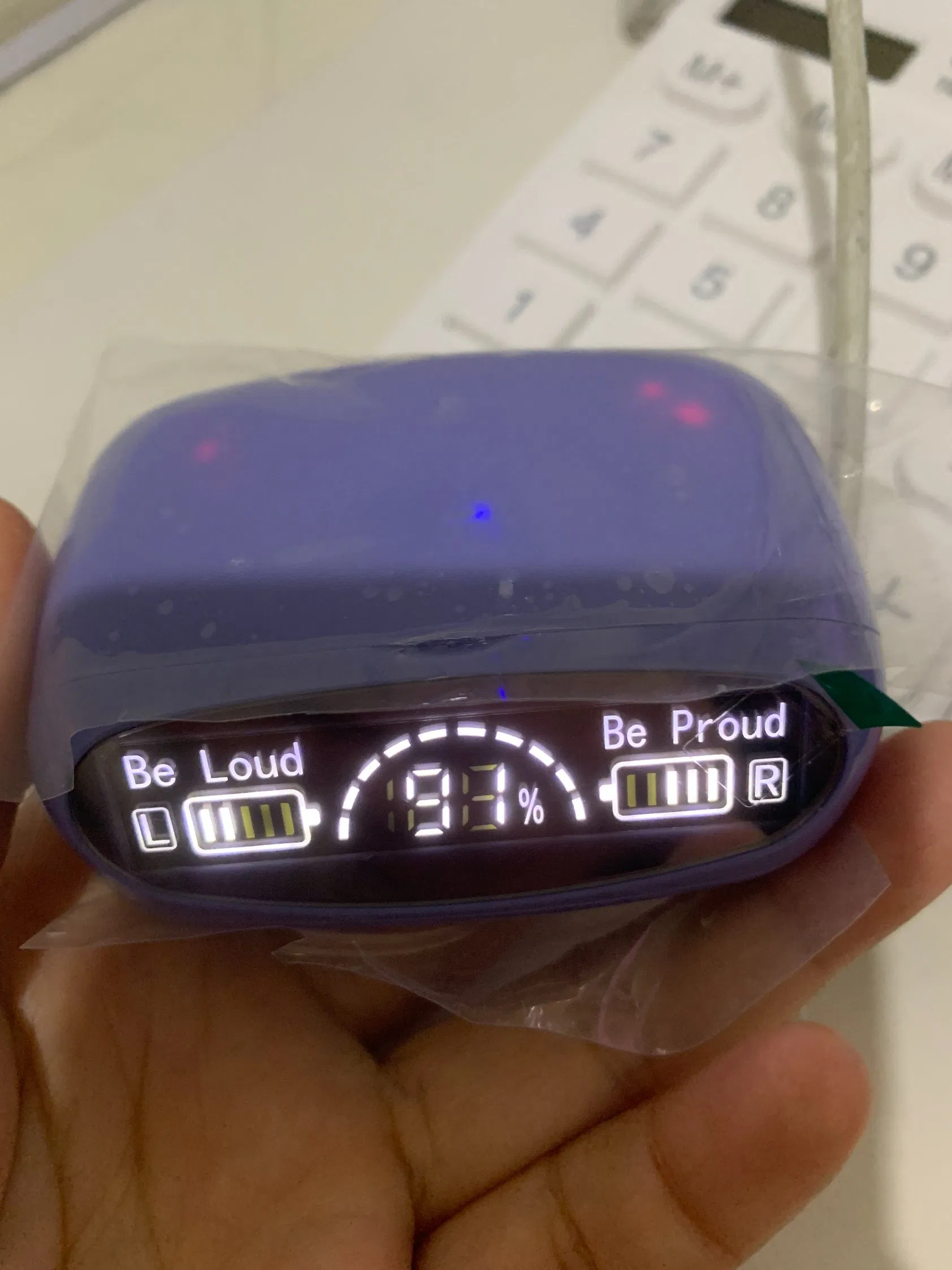 Наушники Bluetooth M32 с дисплеем и док-станцией