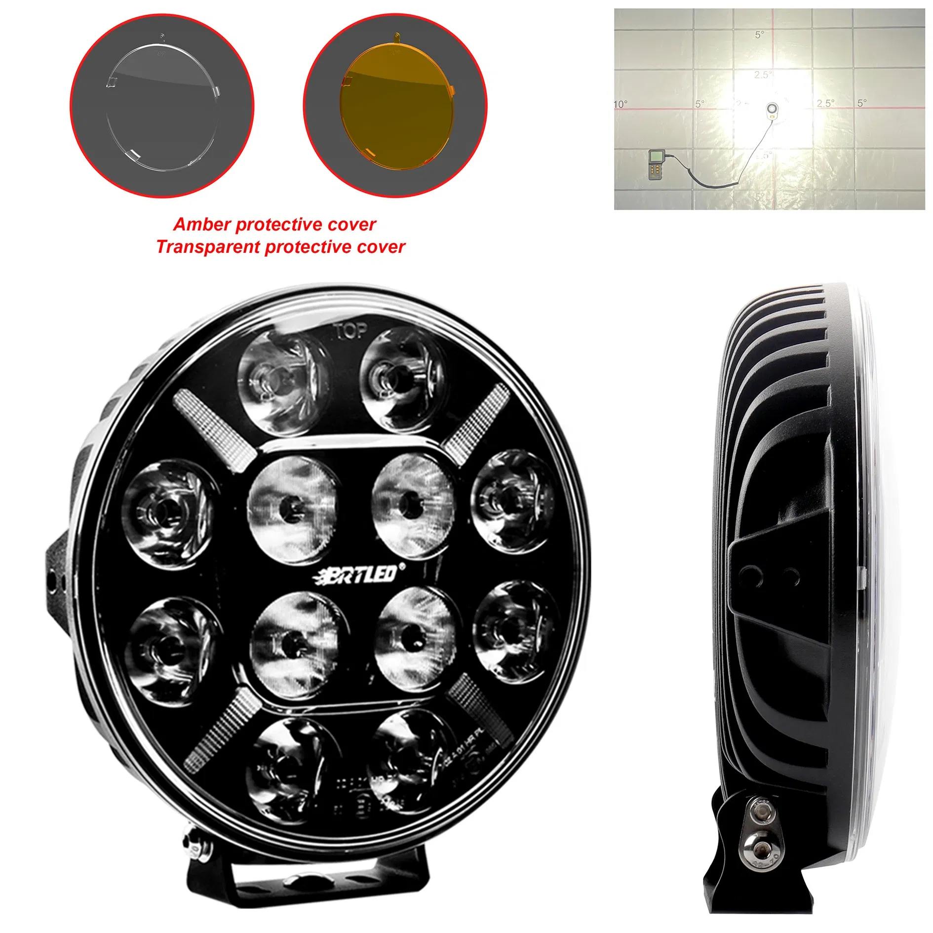 Сверхтонкая светодиодная фара 9 дюймов для внедорожников