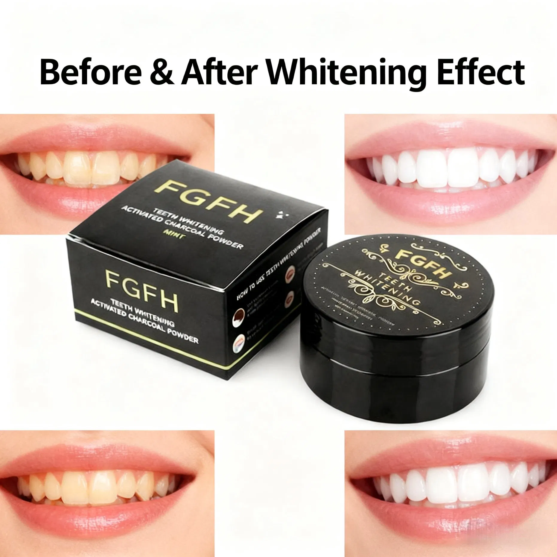Natural Activated Carbon Charcoal Powder Teeth Whitening Powder