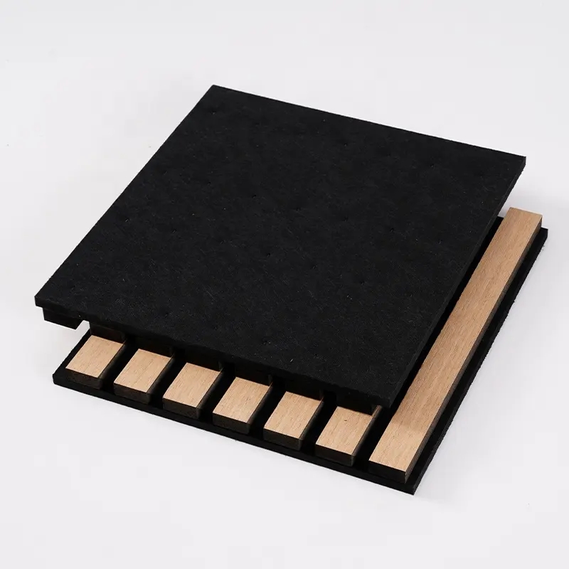 Auditorium Surface Perforated Wood Sound Absorption Sheets Music Studio Acoustic Panels for Wall and Ceiling