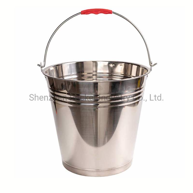 Wholesale Cheaper Home Use Appliance Stainless Steel Bucket with Handle