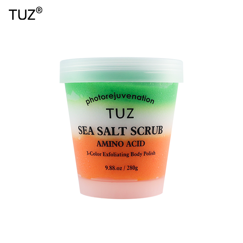 6 Styles 280g Amino Acid 3-Color Sea Salt Scrub