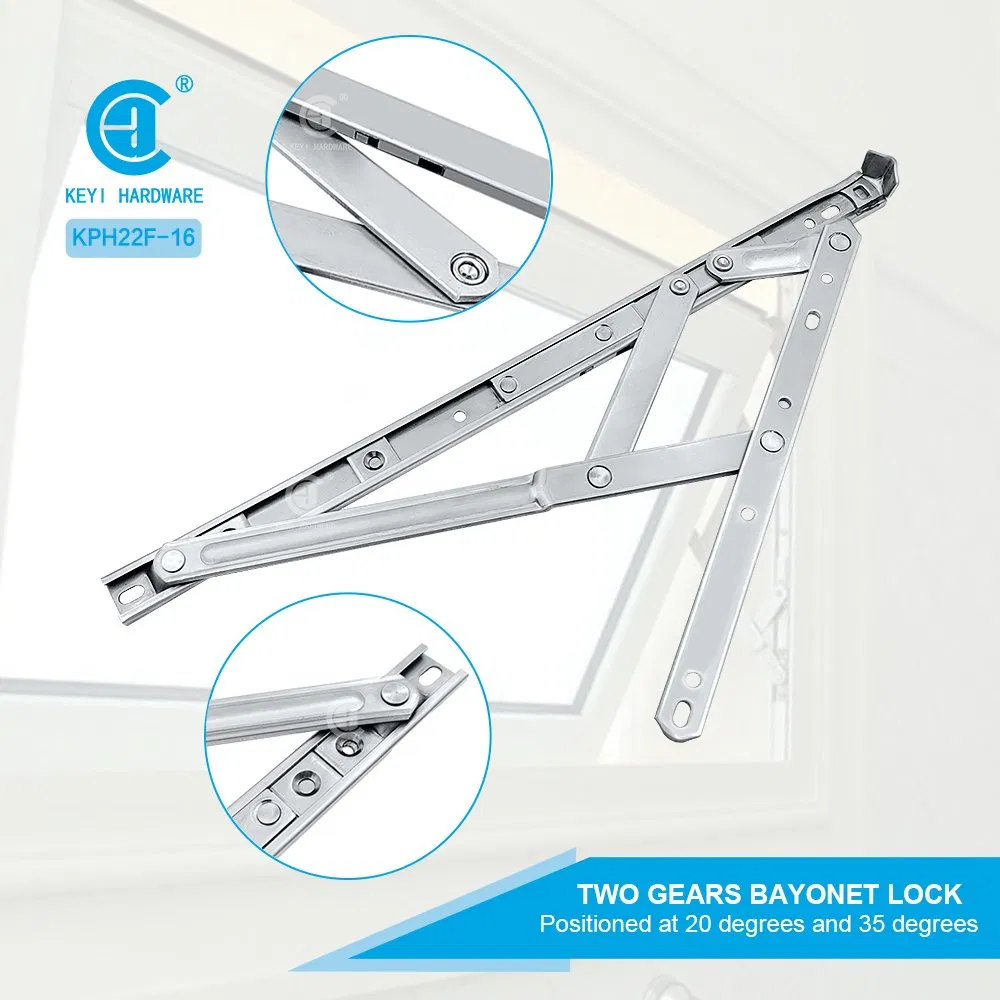Adjustable Heavy Duty Aluminum Window Stainless Steel Friction Stay