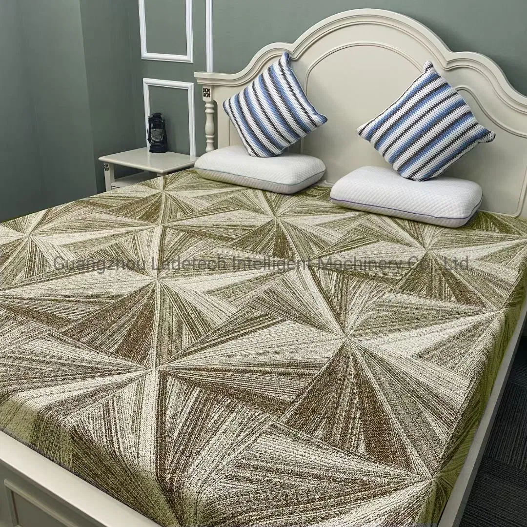 LDT-ZJB  Cheaper Price 300-450Grams High Class Mattress 100% Polyester Knitted Jacquard Fabric