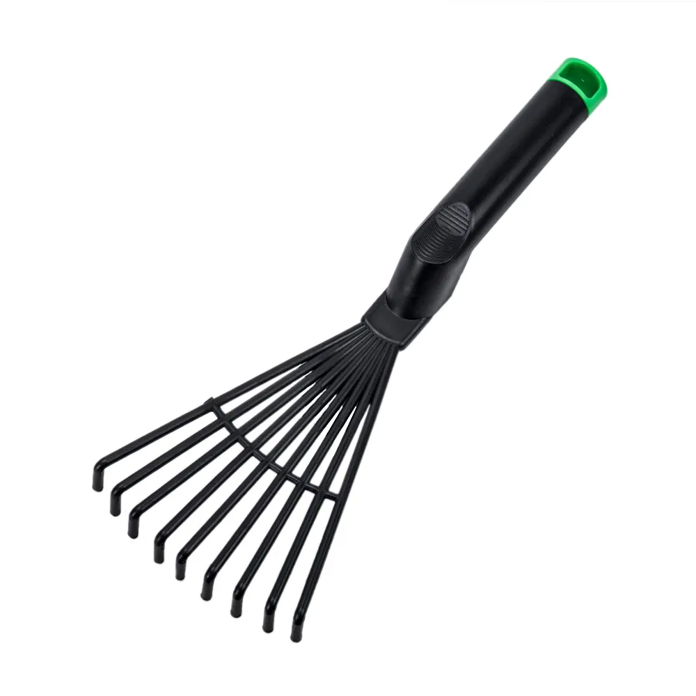 Nine-Tooth Rake Mini Garden Tools Leaf Rake Landscape Gardening Props
