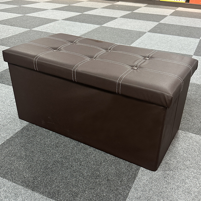 Hot Home Leather Folding Sofa Multi-Colour Multifunctional Storage Leather Stool