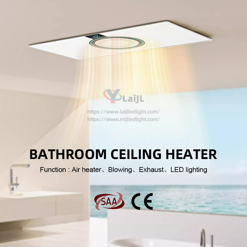 SAA Ceiling Mounted Bathroom Heater - 60*30cm Portable Electric PTC Model
