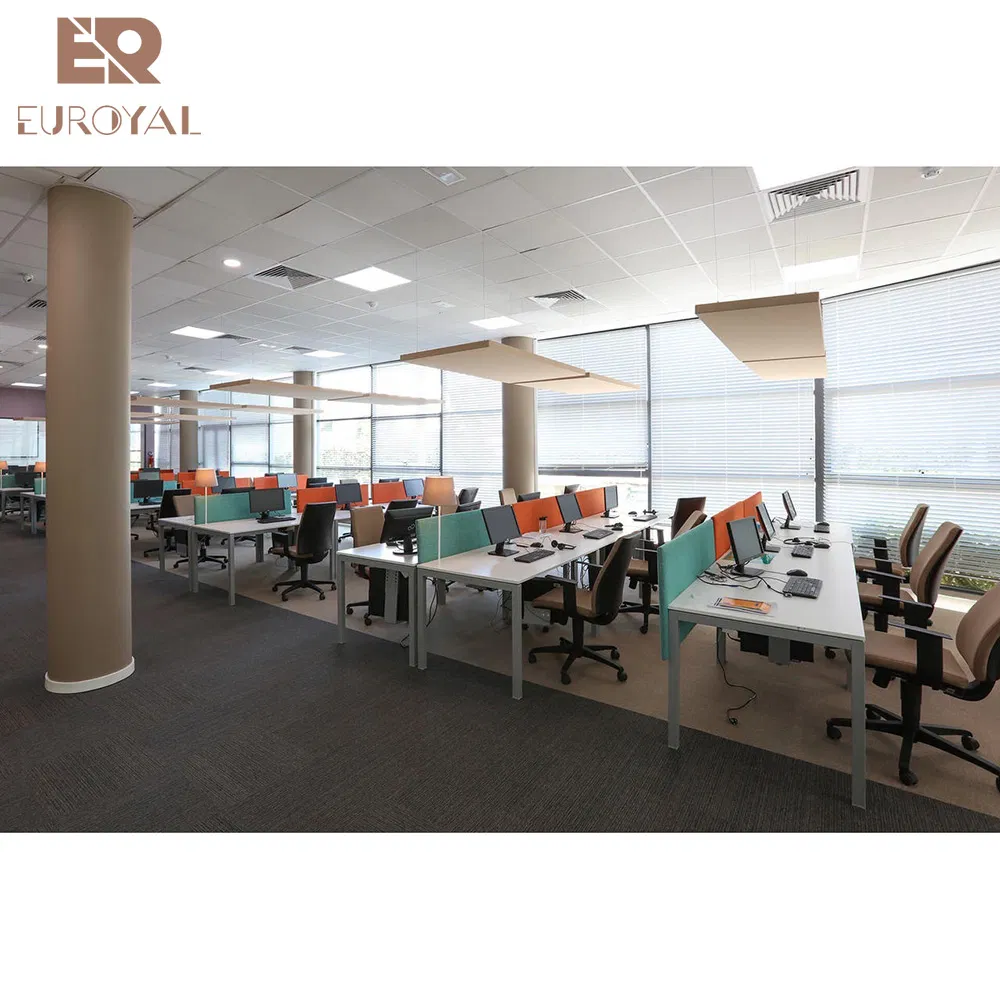 Eco Friendly Sound Absorption Mildew Resistant Acoustic Recyclable Fire Retardant Privacy Panels Noise Reduction Desktop Screen