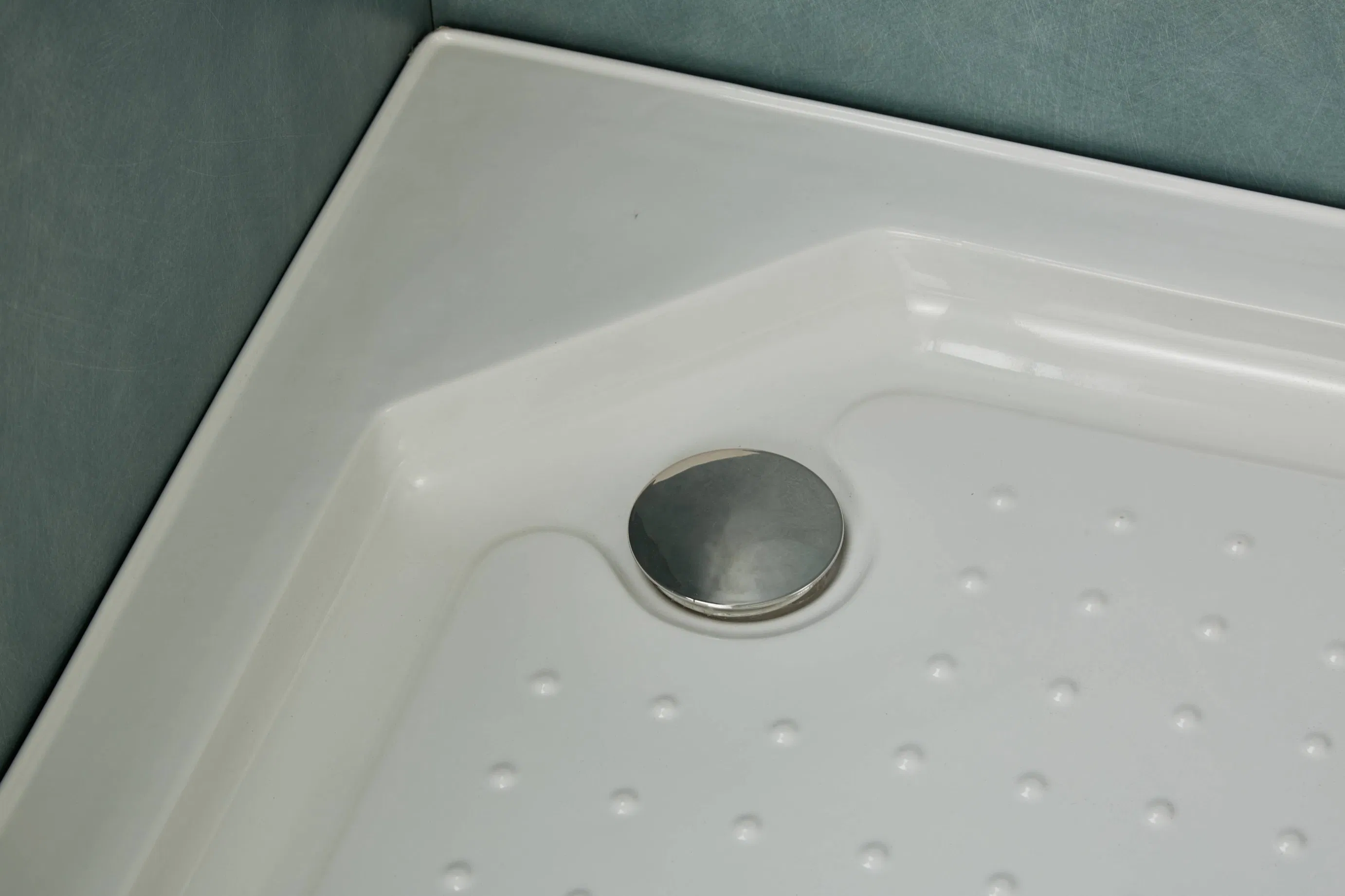 ABS Acrylic Diamond Neo-Angle Enclosure White Shower Tray/Base/Pan