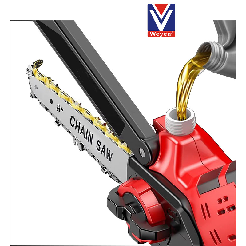 High Quality 6 Inch Electric Chainsaw with Battery Power